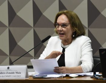 A senadora Zenaide Maia apresentará o seu relatório nesta quarta-feira (31). — Foto: Agência Senado