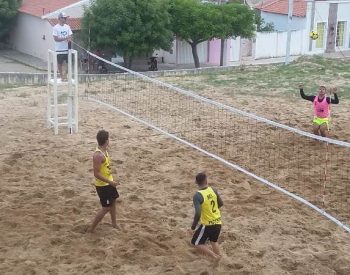 Futevôlei foi a atração neste final de semana da 19ª edição do Campeonato de Blocos Carnavalescos de Jardim do Seridó. ( Foto: Assessoria )