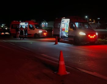 Acidente aconteceu na BR-101 em São José de Mipibu, na Grande Natal — Foto: Reprodução