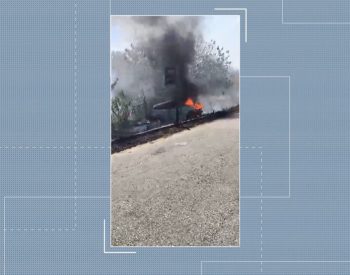 Acidente aconteceu entre os municípios de São José do Bonfim e Teixeira, no Sertão da Paraíba, nesta terça-feira (4) — Foto: TV Paraíba