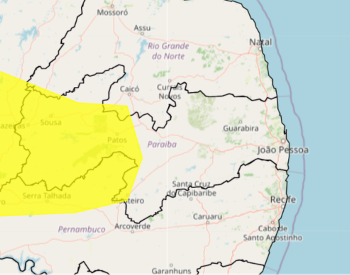 Inmet alerta para baixa umidade em mais de 80 cidades da PB; confira lista — Foto: Reprodução/Inmet