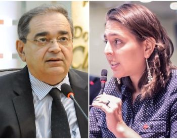 Vice-prefeito Álvaro Dias (PMDB) e vereadora Natália Bonavides (PT).