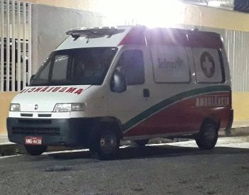 Ambulância nova de Ielmo Marinho. - Foto Divulgação.