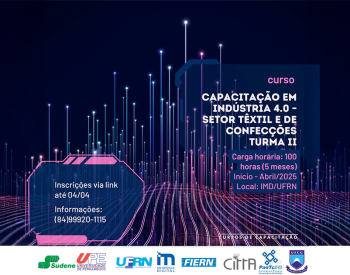 Aulas começam no dia 9 de abril, com atividades presenciais no IMD. Foto — ©Divulgação.