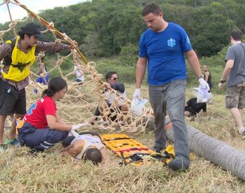 Wagner Carneiro Leão morreu atingido por uma palmeira que caiu durante uma corrida de obstáculos.