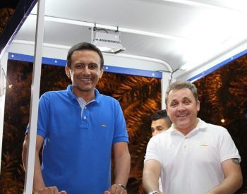 Vice-prefeito Marcos do Manhoso e o Prefeito Batata