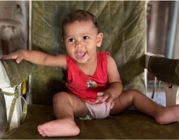 Yohana Maitê, de 8 meses, morreu na UPA de Cidade Satélite, em Natal. Foto — ©Cedida.
