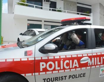 Viatura do BEPTur da Polícia Militar — Foto: Walter Paparazzo/g1