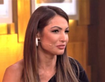 Apresentadora Patrícia Poeta. Foto — ©Reprodução / TV Globo