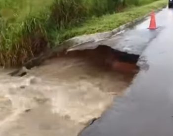 Chuvas na Paraíba: 10 trechos de estradas são afetadas por temporal no estado; saiba quais — Foto: PRF Paraíba