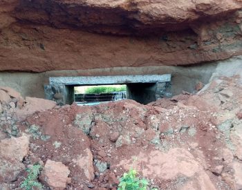 DER afirma que não há risco de rompimento em trecho da RN-233 — Foto: Reprodução