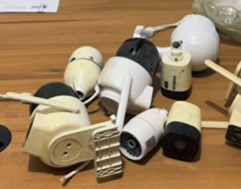 Câmeras estavam sendo utilizadas por criminosos para monitorar o trabalho policial. — Foto: Divulgação/Polícia Militar