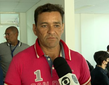 Adriano Trajano, candidato do PCO a senador pela Paraíba — Foto: Reprodução/TV Cabo Branco
