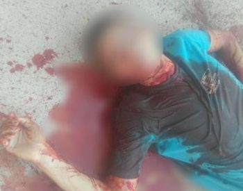 O crime aconteceu na Rua Rosa Dalia no Bairro Malvinas, onde segundo informações seria, Cláudio Carlos Oliveira da Silva, 30 anos. ( Foto: Via/Whatsapp )