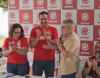 Cadu de Lula visitou a Aduern nesta sexta-feira — Foto: Reprodução/Inter TV Cabugi