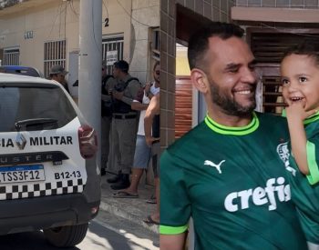 Pai e filho foram mortos em Areia Branca, no RN — Foto: Divulgação