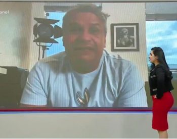 A repórter Mayara Rocha substituirá Sikêra Jr. até a definição do diagnóstico — Foto: Reprodução.