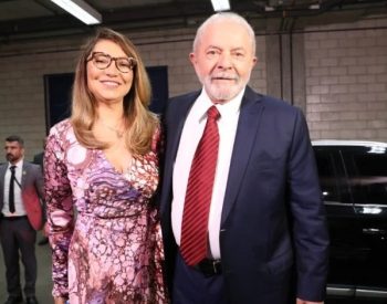 Rosângela da Silva, conhecida como Janja, e o seu marido Luiz Inácio Lula da Silva. Foto — ©Divlgação.