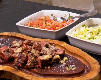 Churrasco e acompanhamentos é a receita deste sábado (9) do Chef JPB — Foto: TV Cabo Branco/Reprodução