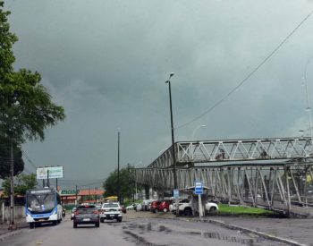 Chuva em João Pessoa — Foto: Kleidei Teixeira/Divulgação/PMJP