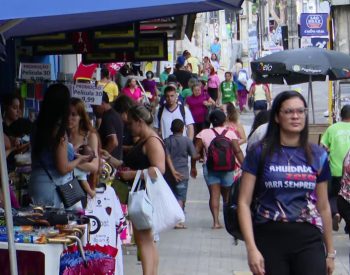 Comércio em João Pessoa — Foto: TV Cabo Branco/Acervo
