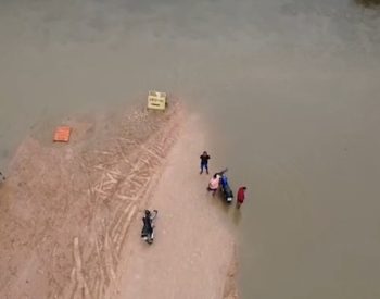 Comunidades rurais ficam ilhadas em Rio Tinto, após chuvas na Paraíba — Foto: Reprodução/TV Cabo Branco