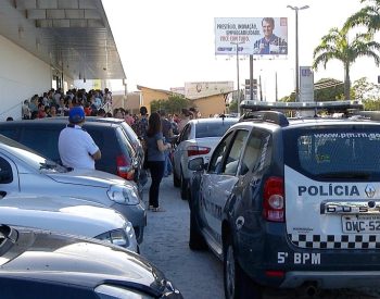 PM promete garantir a tranquilidade dos candidatos (Foto: Inter TV Cabugi/Reprodução)