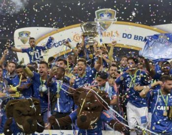 O time estrelado alcança sua quinta conquista de Copa do Brasil (Foto: Cristiane Mattos / Light Press / Cruzeiro)
