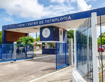 Entrada do Centro de Tecnologia do Campus I da UFPB, em João Pessoa — — Foto: Angélica Gouveia/UFPB