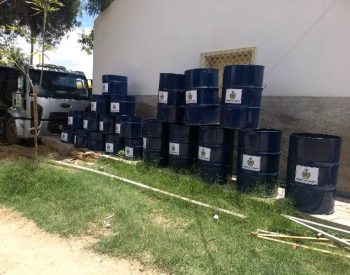 Coletores de lixo adquiridos pela Prefeitura Municipal de Jardim do Seridó. ( Foto: Assessoria )