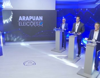 Debate entre candidatos ao governo da Paraíba tem troca de acusações e embates sobre obras e segurança pública — Foto: TV Arapuan/Youtube