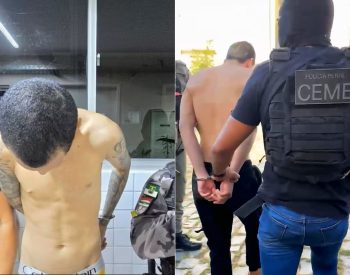Pedro Gabriel da Silva e Jefferson Cleyton Lima da Silva fugiram de Alcaçuz no dia 2 de maio e foram recpaturados nos dias 20 e 21 respctivamente — Foto: Seap/Divulgação