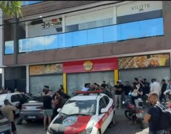 Homem foi morto durante tentativa de assalto — Foto: Flávio Fernandes/TV Cabo Branco