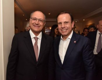 Geraldo Alckmin, governador de São Paulo, e João Doria, prefeito da cidade Foto - Christina Rufato/ Estadão.