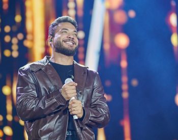 Wesley Safadão abre o sorriso largo durante show no Ribeirão Rodeo Music 2026 em Ribeirão Preto, SP — Foto: Érico Andrade/g1