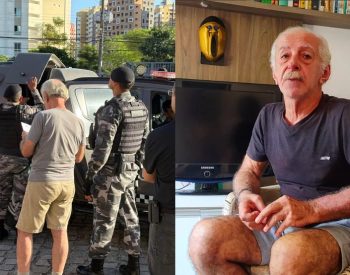 Ex-marido de Maria da Penha é preso após dar entrevista sobre tentativa de matar a ativista. — Foto: MPRN/Redes sociais/Reprodução