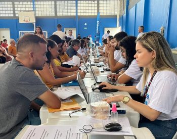 Feirão de empregabilidade em João Pessoa — Foto: Ascom PMJP/Divulgação