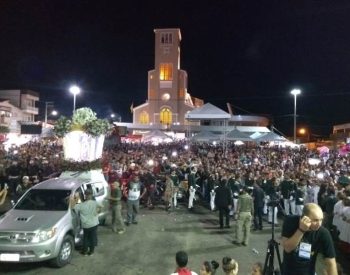 Festa de Santa Rita de Cássia na cidade de Santa Cruz. ( Foto: Assessoria )