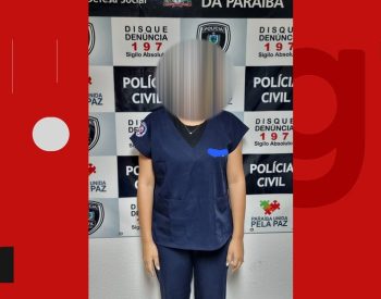 Mulher é presa suspeita por tentar atuar como fonoaudióloga — Foto: Polícia Civil