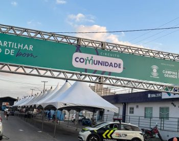 Estrutura do Circuito Comunidade no bairro das Malvinas, em Campina Grande — Foto: Fotos: Lídice Pegado / TV Paraíba