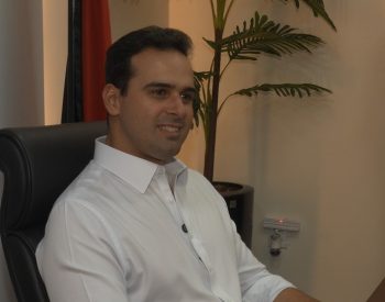 Lucas Ribeiro, governador e candidato à reeleição na Paraíba — Foto: TV Cabo Branco