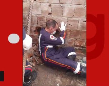 Bebê é encontrado abandonado em vão de casas, no Litoral Sul da Paraíba — Foto: Reprodução