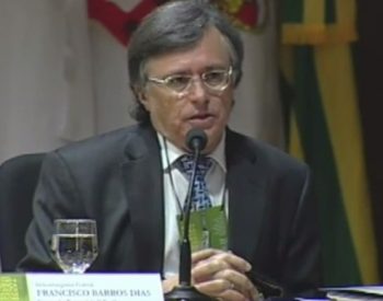 Francisco Barros Dias, desembargador aposentado Foto - Reprodução / YouTube.