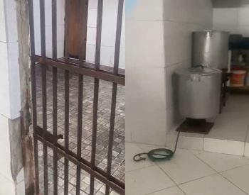 Botijões de gás de paróquia que oferece refeições gratuitas em Campina Grande são furtados — Foto: Reprodução/TV Paraíba