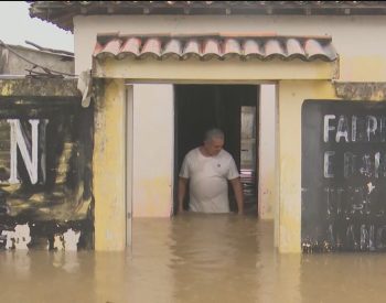 O governo da Paraíba decretou situação de emergência nas regiões mais afetadas pela chuva — Foto: Reprodução/TV Globo