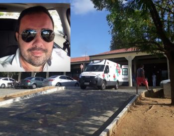 Dinorberg de Moura Almeida, de 36 anos, foi conduzido ao Hospital Regional do Seridó em Caicó. ( Foto: CRN )