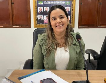 Vereadora Juliana Sampaio – (REPUBLICANOS). Foto — ©Assessoria.