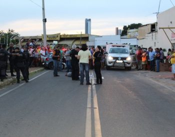 Policial Militar da reserva foi morto no final da tarde desta sexta-feira (23) em Mossoró (Foto: Marcelino Neto/O Câmera)