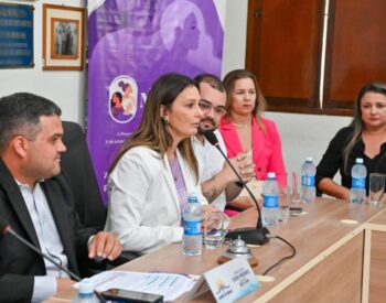 Deputada Cristiane Dantas (SDD) e a equipe da Procuradoria da Mulher da Assembleia Legislativa do Rio Grande do Norte (ProMulher). Foto — ©Divulgação.