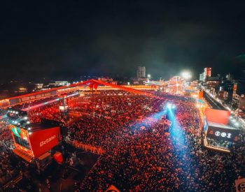 Parque do Povo lotado no São João 2026 de Campina Grande em noite de Zé Vaqueiro e Felipe Amorim — Foto: Divulgação/Leydson Jackson